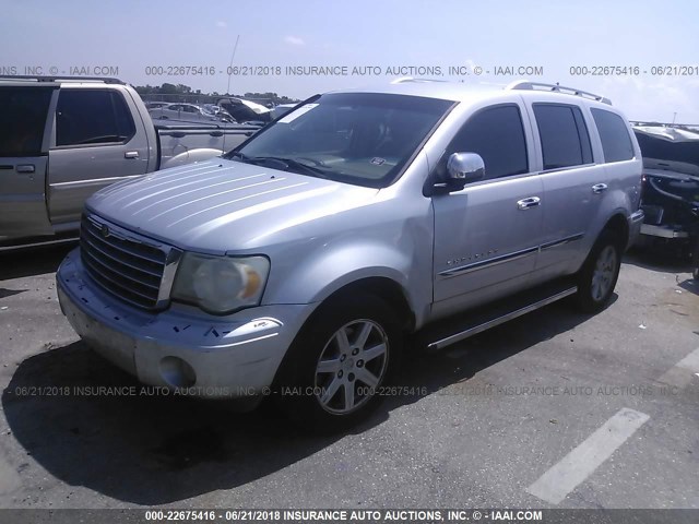 1A8HX58P77F575256 - 2007 CHRYSLER ASPEN LIMITED SILVER photo 2