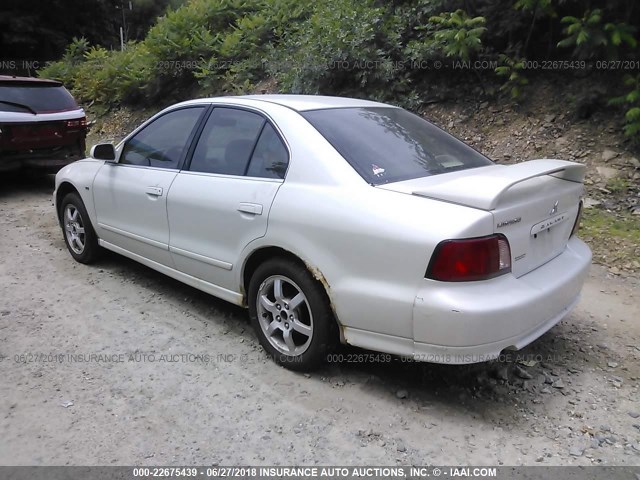 4A3AA46H52E094093 - 2002 MITSUBISHI GALANT ES/LS/GTZ WHITE photo 3