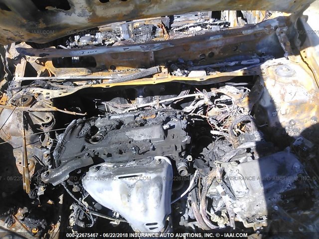 4T1BD1FK8DU090438 - 2013 TOYOTA CAMRY HYBRID/LE/XLE 红色 照片 10