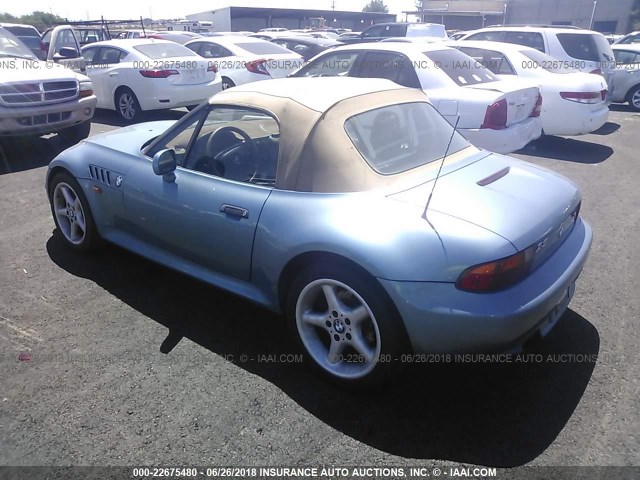 4USCJ3321VLC07184 - 1997 BMW Z3 2.8 BLUE photo 3