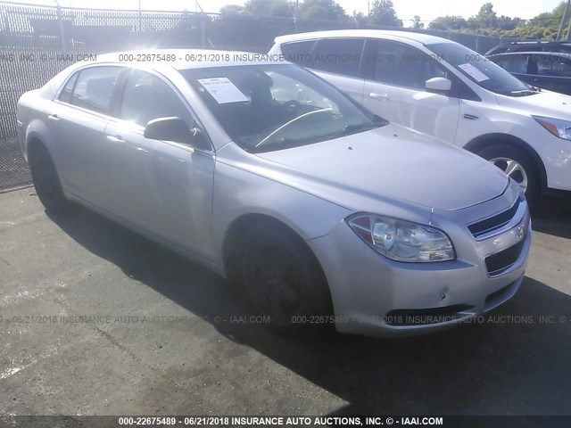1G1ZB5EB3AF224749 - 2010 CHEVROLET MALIBU LS SILVER photo 1
