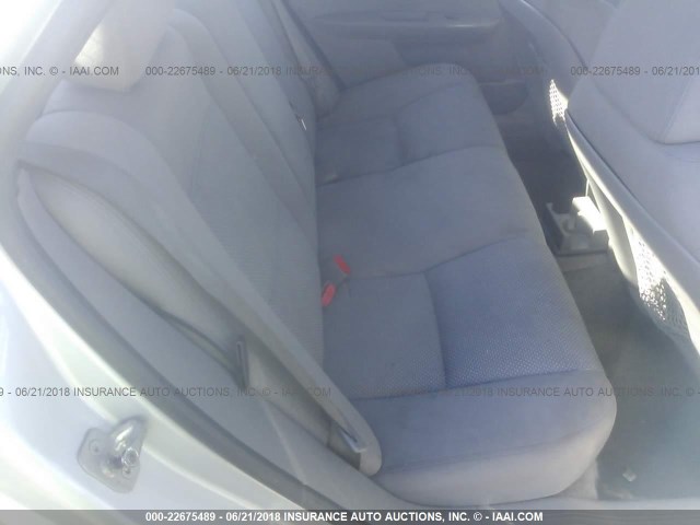 1G1ZB5EB3AF224749 - 2010 CHEVROLET MALIBU LS SILVER photo 8