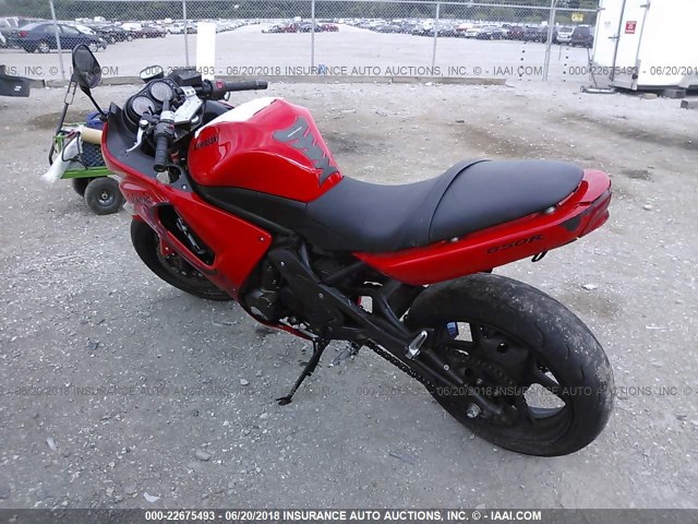 JKAEXEA138A037954 - 2008 KAWASAKI EX650 A Qırmızı foto 3