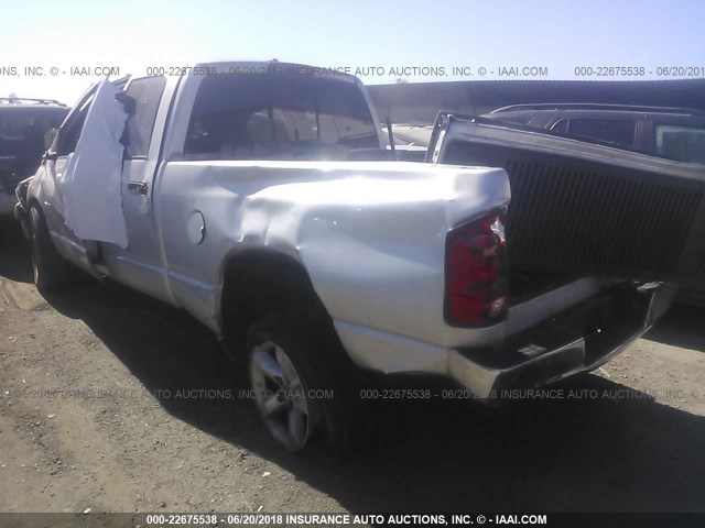 1D7HA18268S508281 - 2008 DODGE RAM 1500 ST/SLT SILVER photo 3