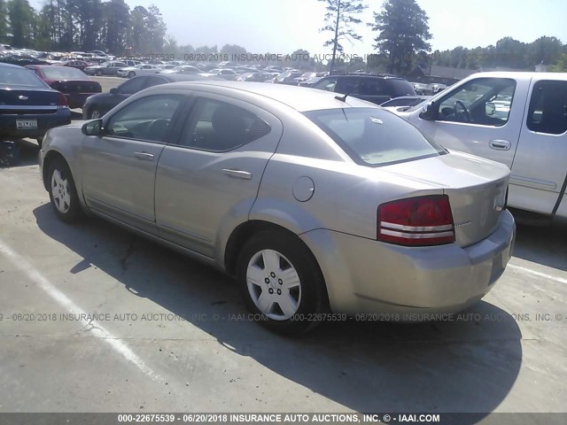 1B3LC46B59N540885 - 2009 DODGE AVENGER SE/SXT SILVER photo 3