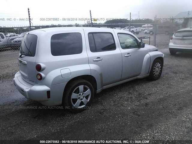 3GNCA13B29S612470 - 2009 CHEVROLET HHR LS SILVER photo 4