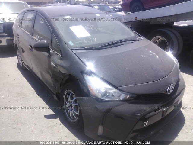 JTDZN3EU3FJ031445 - 2015 TOYOTA PRIUS V Dark Blue photo 1