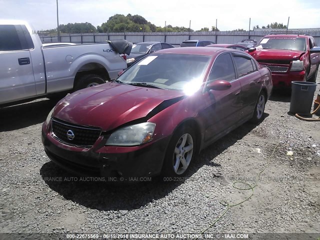 1N4BL11D95C213399 - 2005 NISSAN ALTIMA SE/SL/SE-R MAROON photo 2