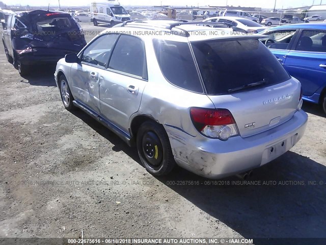 JF1GG29684H820563 - 2004 SUBARU IMPREZA WRX SILVER photo 3