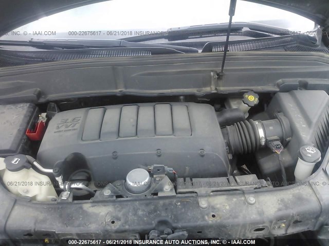 5GAKVBED4BJ262474 - 2011 BUICK ENCLAVE CXL ყავისფერი ფოტო 10