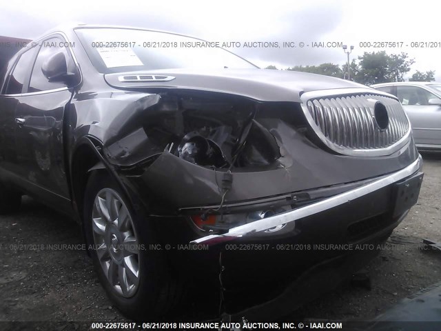 5GAKVBED4BJ262474 - 2011 BUICK ENCLAVE CXL ყავისფერი ფოტო 6
