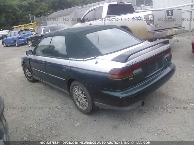 4S3BD6752W7213727 - 1998 SUBARU LEGACY GT/GT LIMITED GREEN photo 3