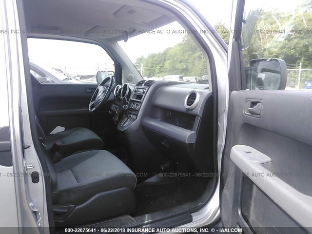 5J6YH28397L010891 - 2007 HONDA ELEMENT LX SILVER photo 5