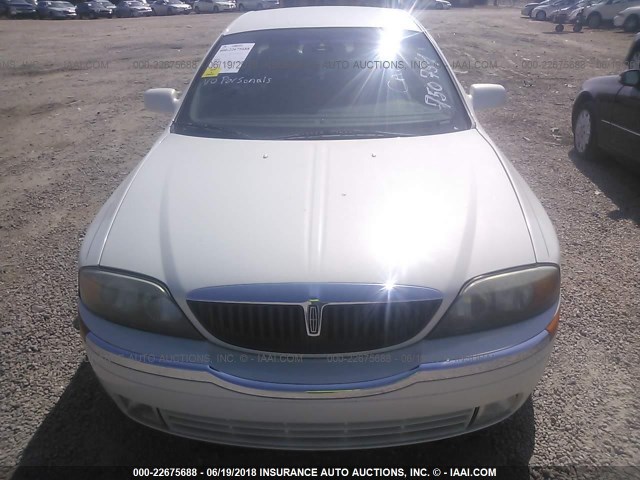 1LNHM87A0YY750754 - 2000 LINCOLN LS WHITE photo 6