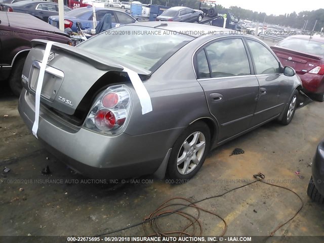 1N4AL11D05N465865 - 2005 NISSAN ALTIMA S/SL GRAY photo 4