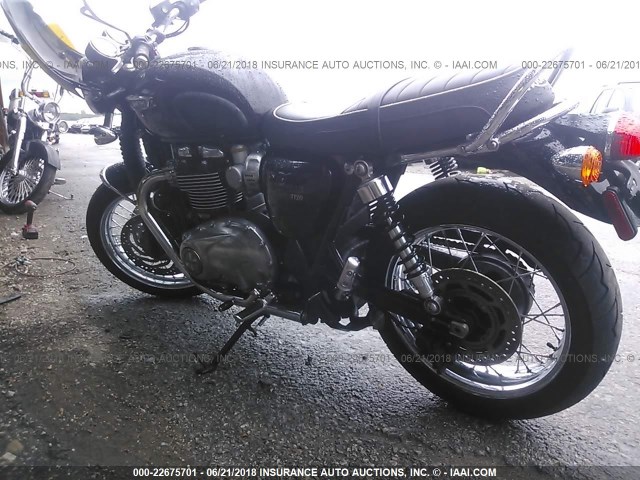 SMTD40HLXGT756515 - 2016 TRIUMPH MOTORCYCLE BONNEVILLE T120 BLACK photo 3