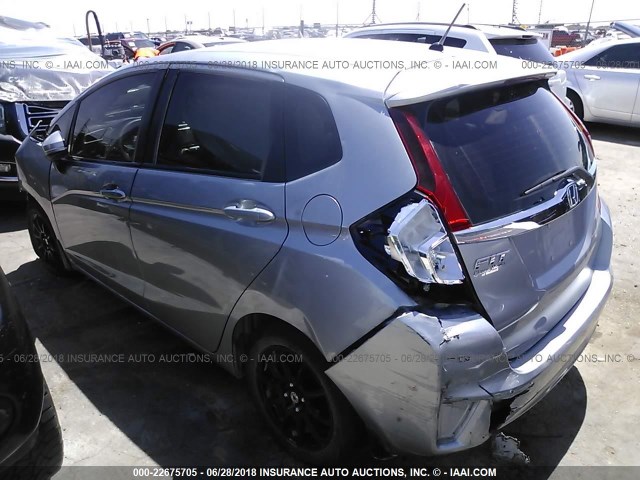 3HGGK5G72HM702730 - 2017 HONDA FIT EX/EXL SILVER photo 3