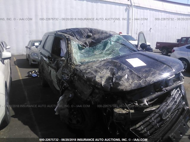 1FM5K8AR3HGB16156 - 2017 FORD EXPLORER POLICE INTERCEPTOR BLACK photo 6