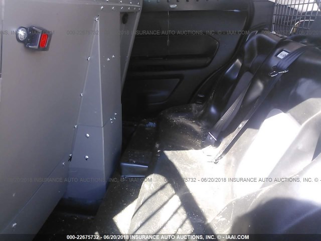 1FM5K8AR3HGB16156 - 2017 FORD EXPLORER POLICE INTERCEPTOR BLACK photo 8