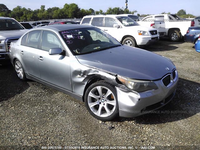WBANB535X7CP06094 - 2007 BMW 550 I GRAY photo 1
