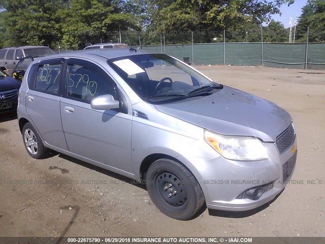 KL1TD66E79B615404 - 2009 CHEVROLET AVEO LS/LT 银色 照片 1