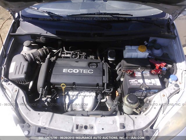 KL1TD66E79B615404 - 2009 CHEVROLET AVEO LS/LT 银色 照片 10