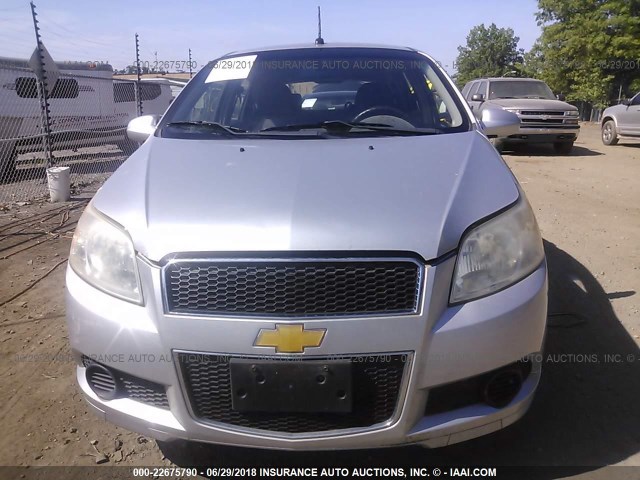KL1TD66E79B615404 - 2009 CHEVROLET AVEO LS/LT 银色 照片 6