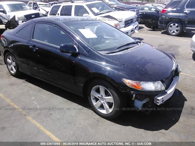 2HGFG12868H540377 - 2008 HONDA CIVIC EX 黑色 照片 1