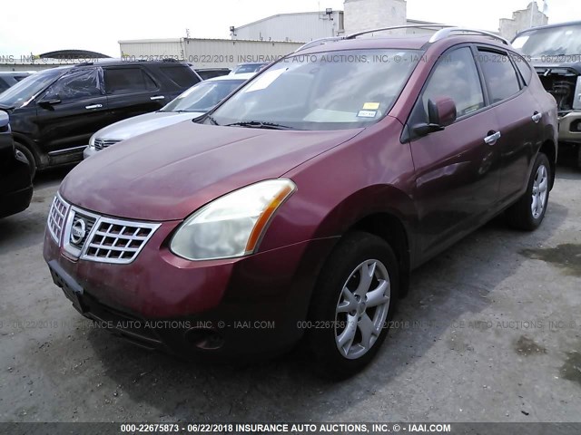 JN8AS5MT2AW009026 - 2010 NISSAN ROGUE S/SL/KROM RED photo 2