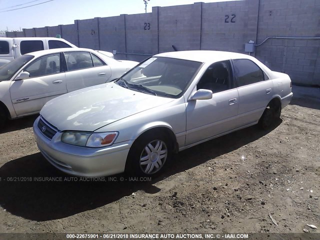4T1BG22K51U053541 - 2001 TOYOTA CAMRY CE/LE/XLE SILVER photo 2