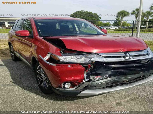 JA4AD3A32JZ016534 - 2018 MITSUBISHI OUTLANDER SE/SEL RED photo 11