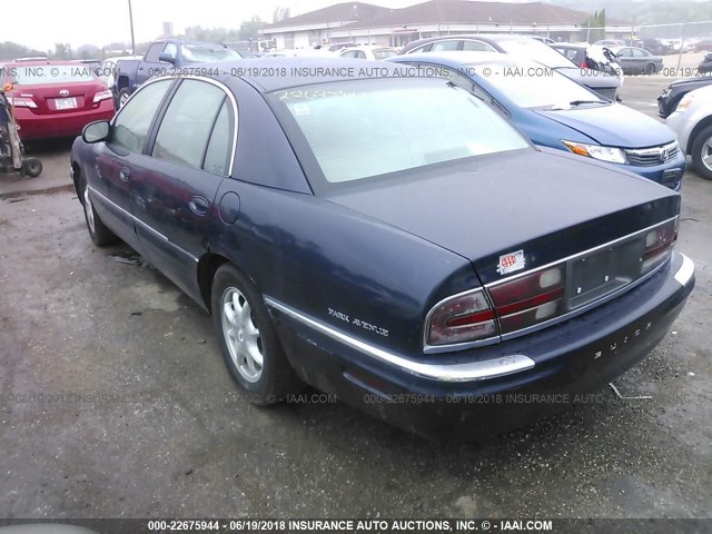 1G4CW54KX24125731 - 2002 BUICK PARK AVENUE  BLUE photo 3