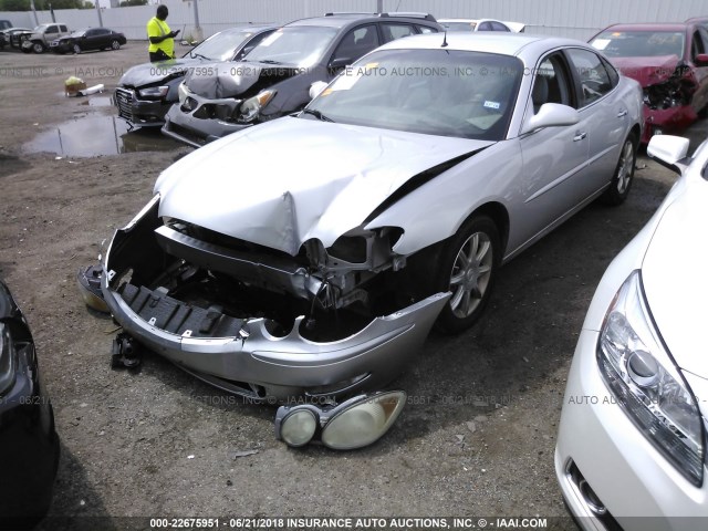 2G4WE537651267085 - 2005 BUICK LACROSSE CXS SILVER photo 2