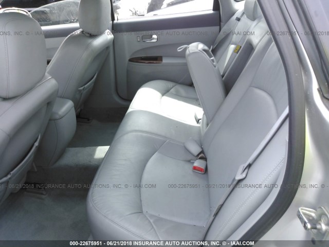 2G4WE537651267085 - 2005 BUICK LACROSSE CXS SILVER photo 8