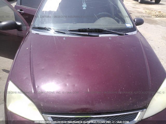 1FAHP37N97W343520 - 2007 FORD FOCUS ZX5/S/SE/SES 栗色 照片 6