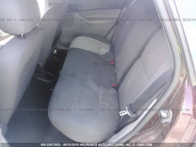 1FAHP37N97W343520 - 2007 FORD FOCUS ZX5/S/SE/SES 栗色 照片 8