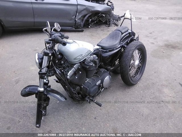 1HD1LC312BC438889 - 2011 HARLEY-DAVIDSON XL1200 X GRAY photo 2