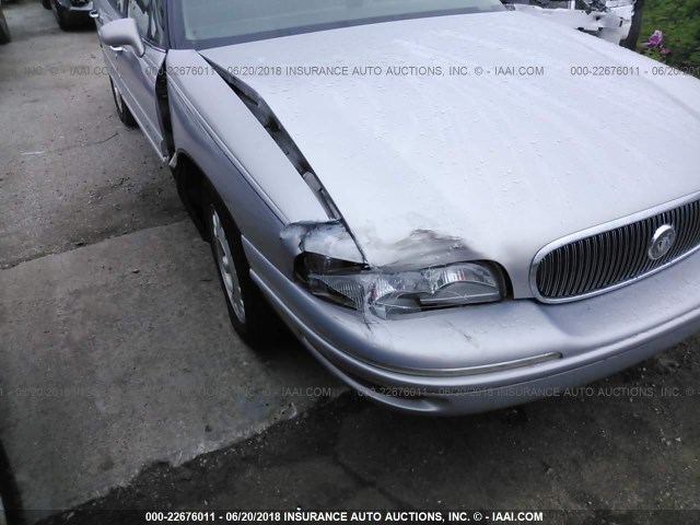 1G4HR52K7WH528077 - 1998 BUICK LESABRE LIMITED SILVER photo 6