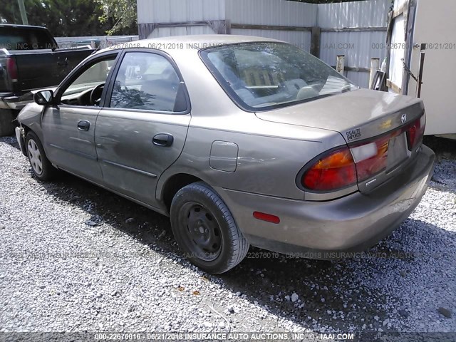 JM1BC1417W0221225 - 1998 MAZDA PROTEGE DX/LX/ES TAN photo 3