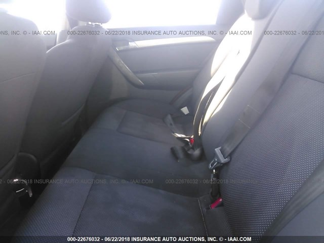 KL1TD56658B053827 - 2008 CHEVROLET AVEO LS ORANGE photo 8