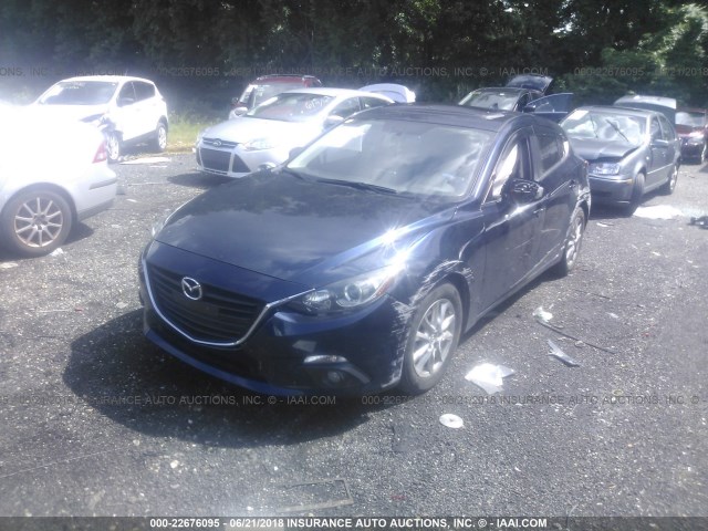 3MZBM1N78GM323130 - 2016 MAZDA 3 GRAND TOURING BLUE photo 2