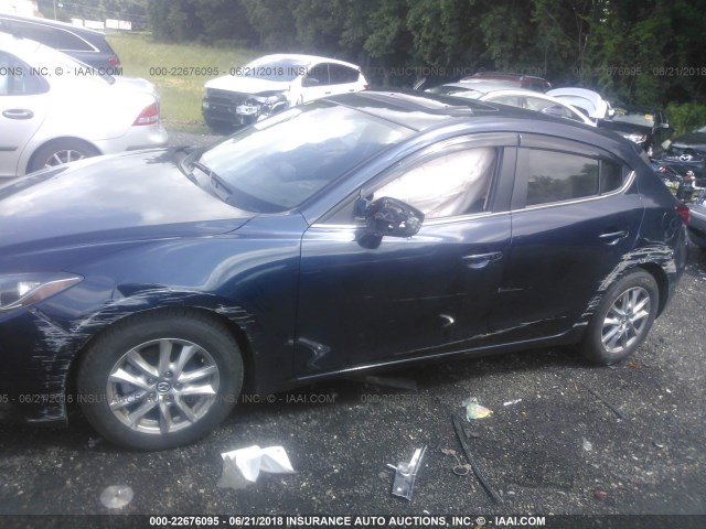 3MZBM1N78GM323130 - 2016 MAZDA 3 GRAND TOURING BLUE photo 6