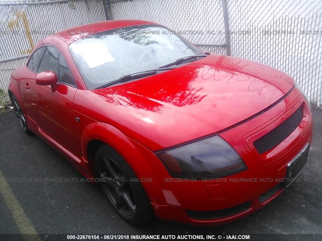 TRUWT28N221028513 - 2002 AUDI TT QUATTRO RED photo 1