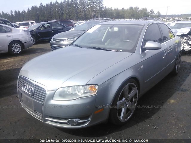 WAUDF78E57A228098 - 2007 AUDI A4 2.0T QUATTRO GRAY photo 2