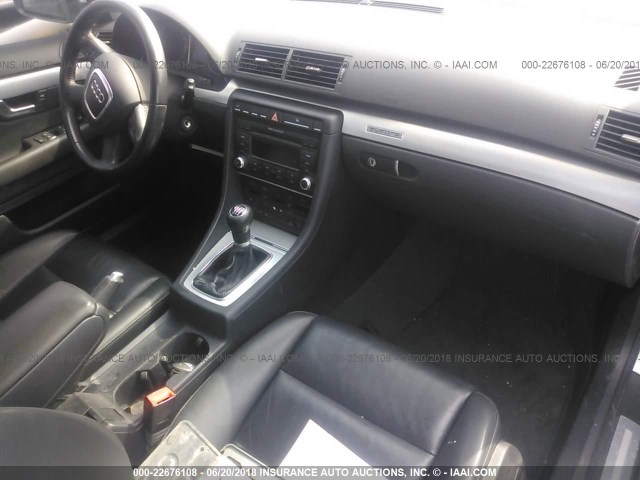 WAUDF78E57A228098 - 2007 AUDI A4 2.0T QUATTRO GRAY photo 5