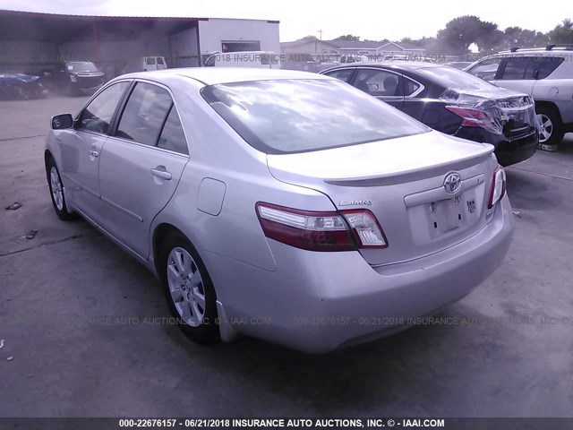 4T1BB46K89U085397 - 2009 TOYOTA CAMRY HYBRID SILVER photo 3