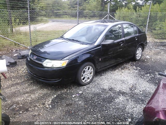 1G8AZ52F43Z130267 - 2003 SATURN ION LEVEL 2 BLACK photo 2