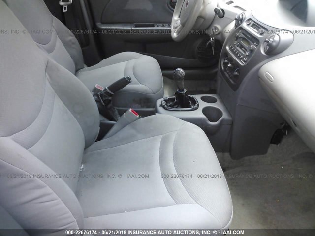 1G8AZ52F43Z130267 - 2003 SATURN ION LEVEL 2 BLACK photo 5