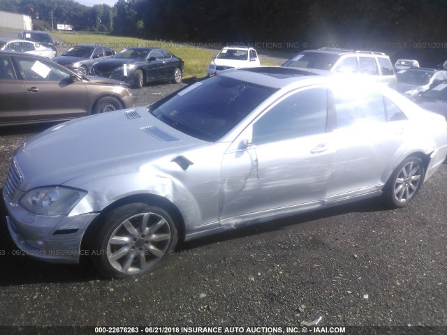WDDNG86X38A159322 - 2008 MERCEDES-BENZ S 550 4MATIC SILVER photo 6