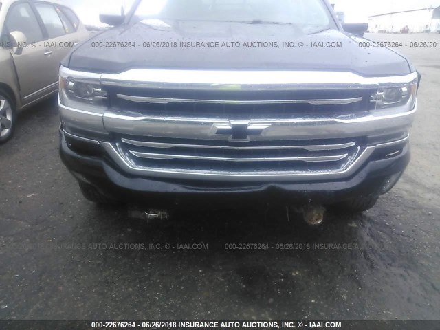 3GCUKTEC0GG112321 - 2016 CHEVROLET SILVERADO K1500 HIGH COUNTRY BLACK photo 6